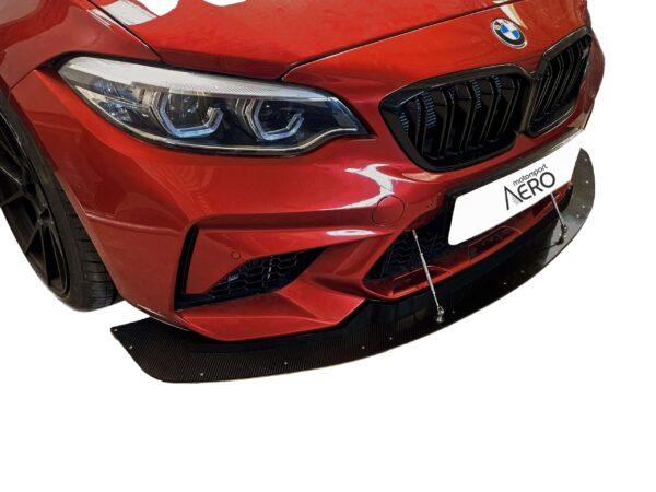 BMW M2 F87 carbon fiber front splitter BMW M2 F87 carbon fiber front splitter