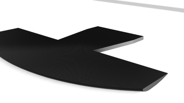 Carbon fiber front splitter