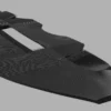 Custom carbon fiber front splitter