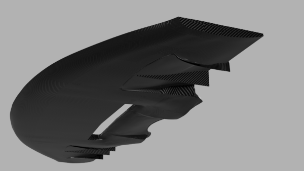 BMW M2/M3/M4 Carbon Fiber Front Splitter With Tunnels underside