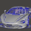 Mclaren 720S 3D scan